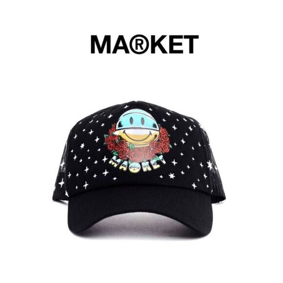 Chinatown Market SMILEY Trucker Hat Snap Back NWT - Picture 1 of 5